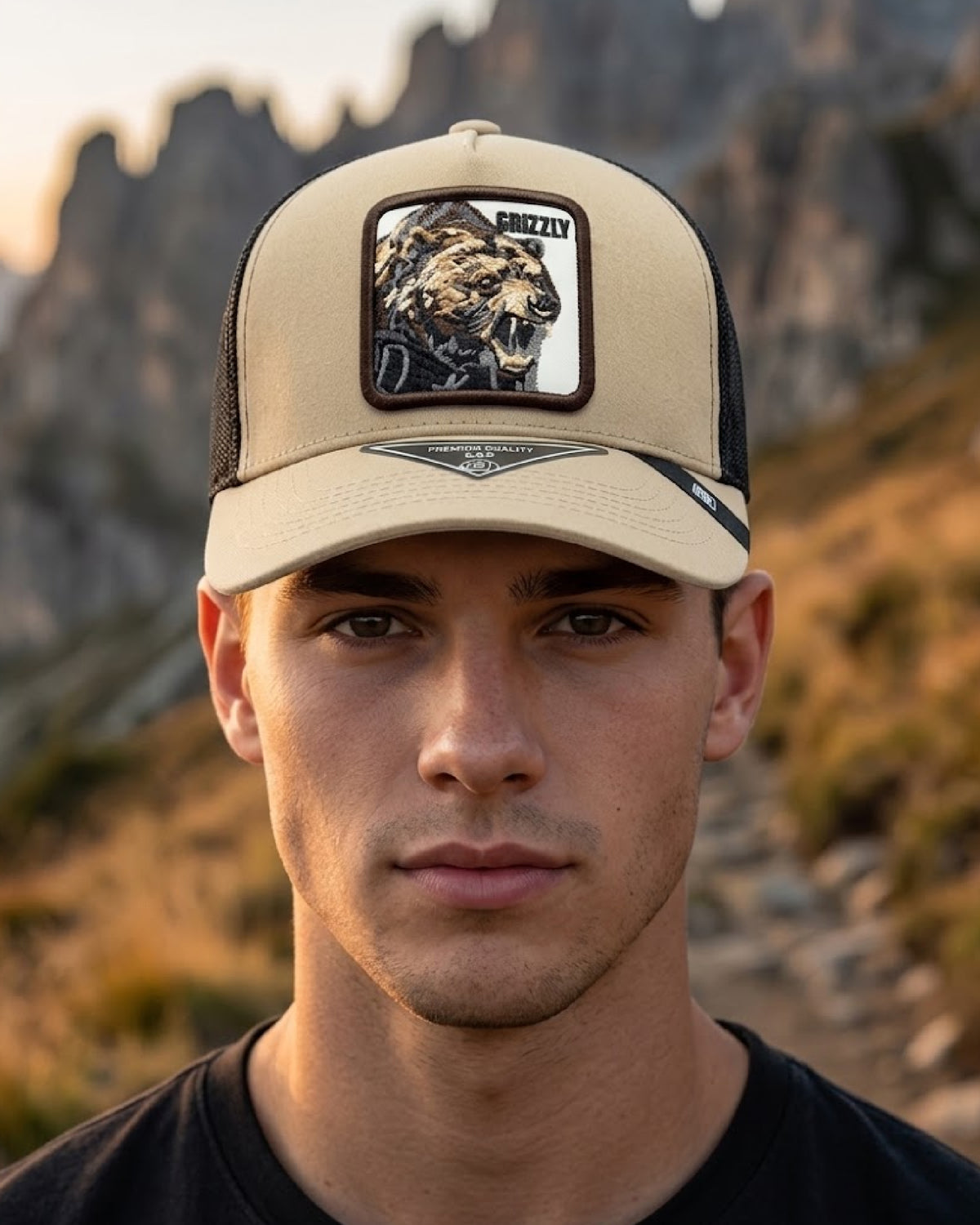 Jockey de Malla OSO Beige | Gorra Trucker